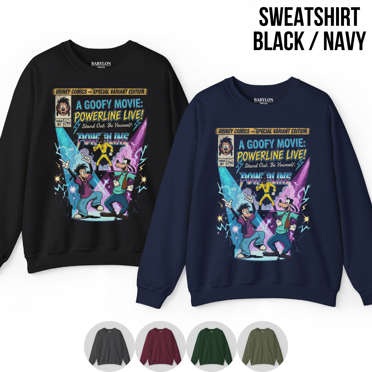 A Goofy Movie Powerline Shirt: Disney Max & Goofy Graphic Tee