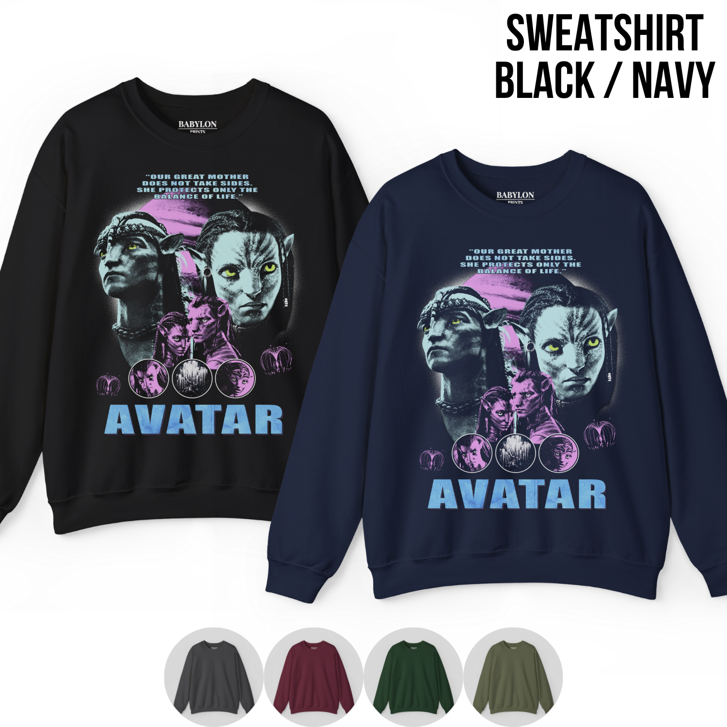 Avatar Shirt – Neytiri & Jake Sully Vintage Pandora Tee