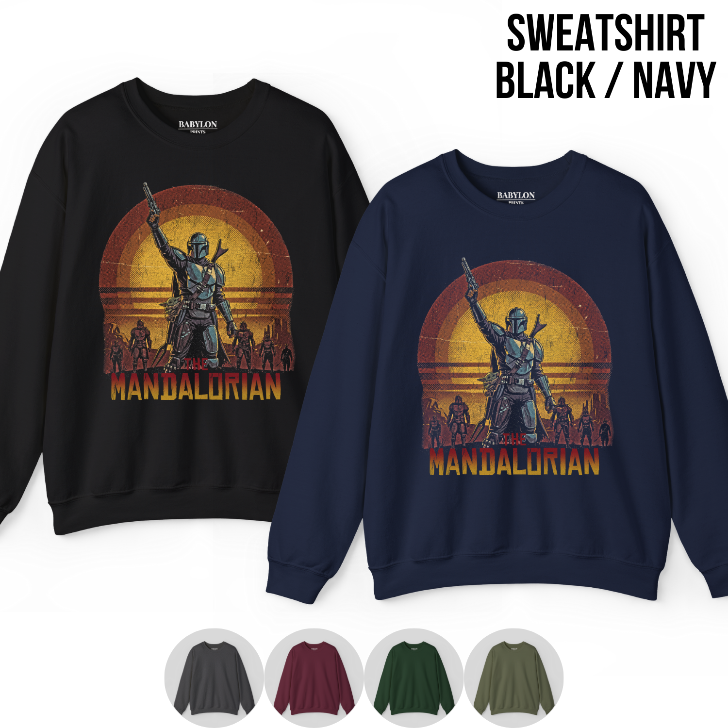 Mandalorian Shirt – Din Djarin Vintage Star Wars Tee