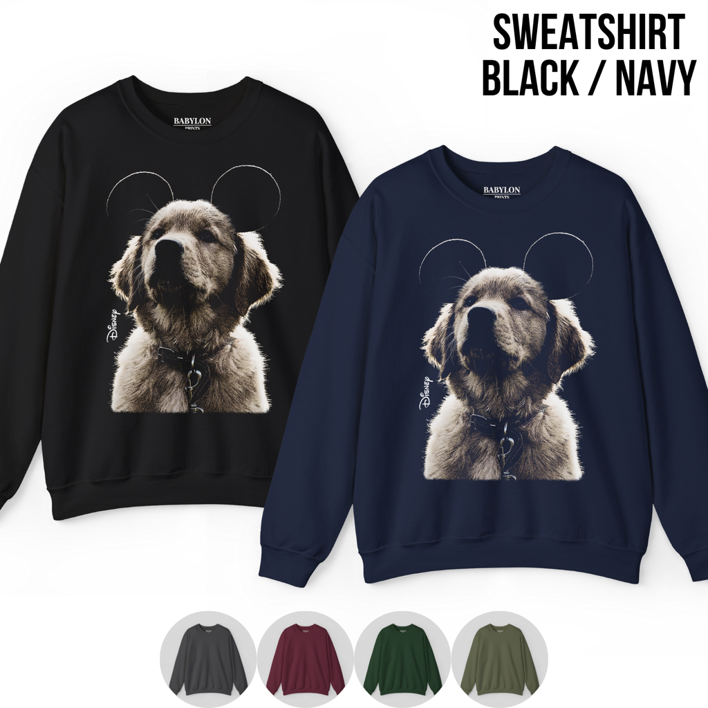 Disney Dog Mickey Ears Shirt - Golden Retriever Puppy Shirt