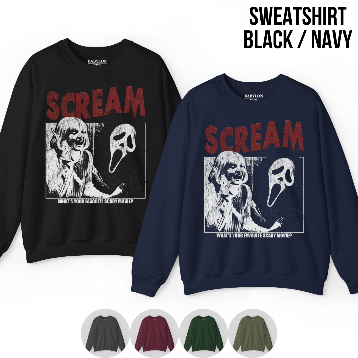 Scream Shirt Vintage Horror Tee - Ghostface Graphic T-Shirt