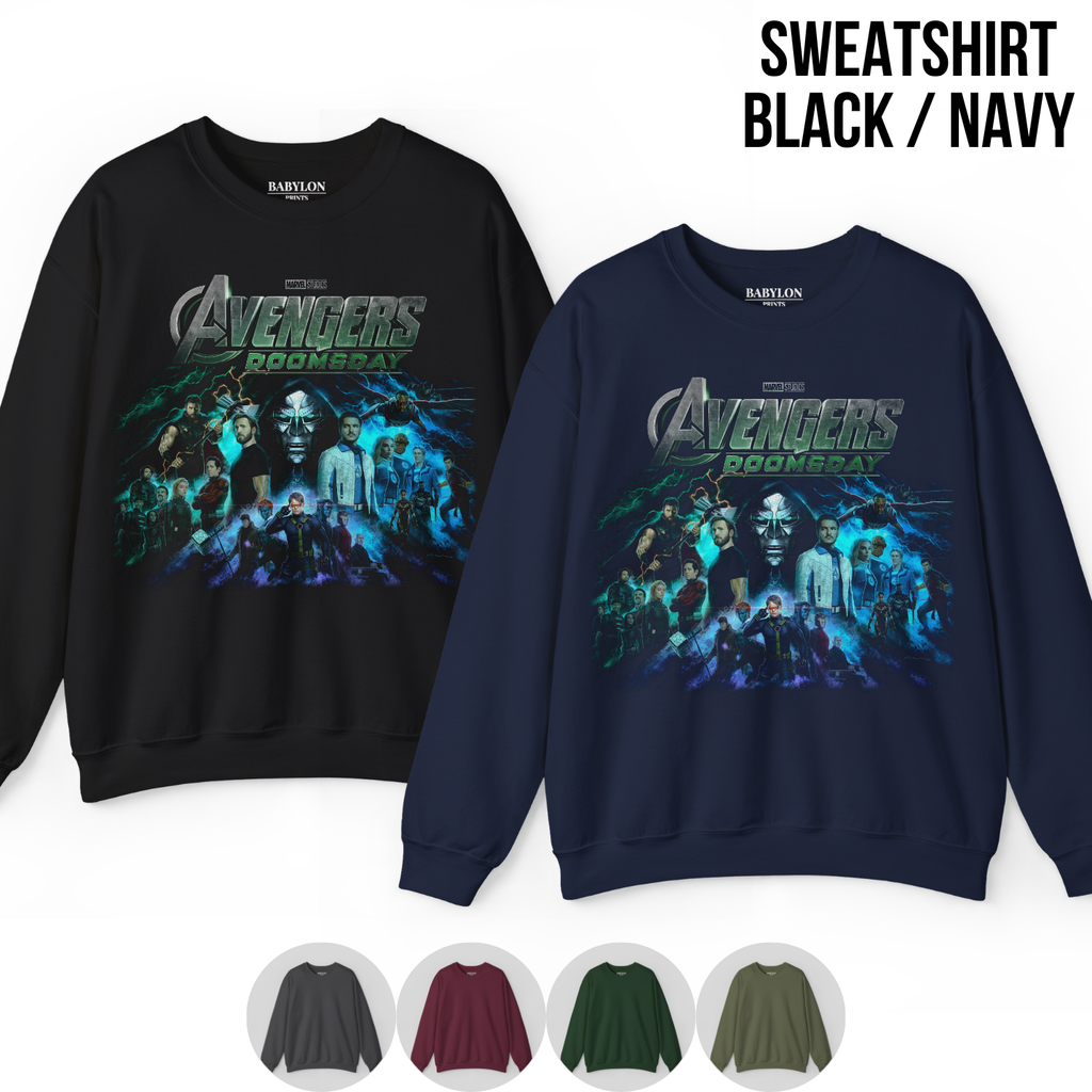 Avengers Doomsday Shirt – Marvel Avengers Doomsday Doctor Doom Graphic Tee, Avengers Doomsday Fan Gift, Marvel 2026 Movie Shirt, MCU Fan Shirt