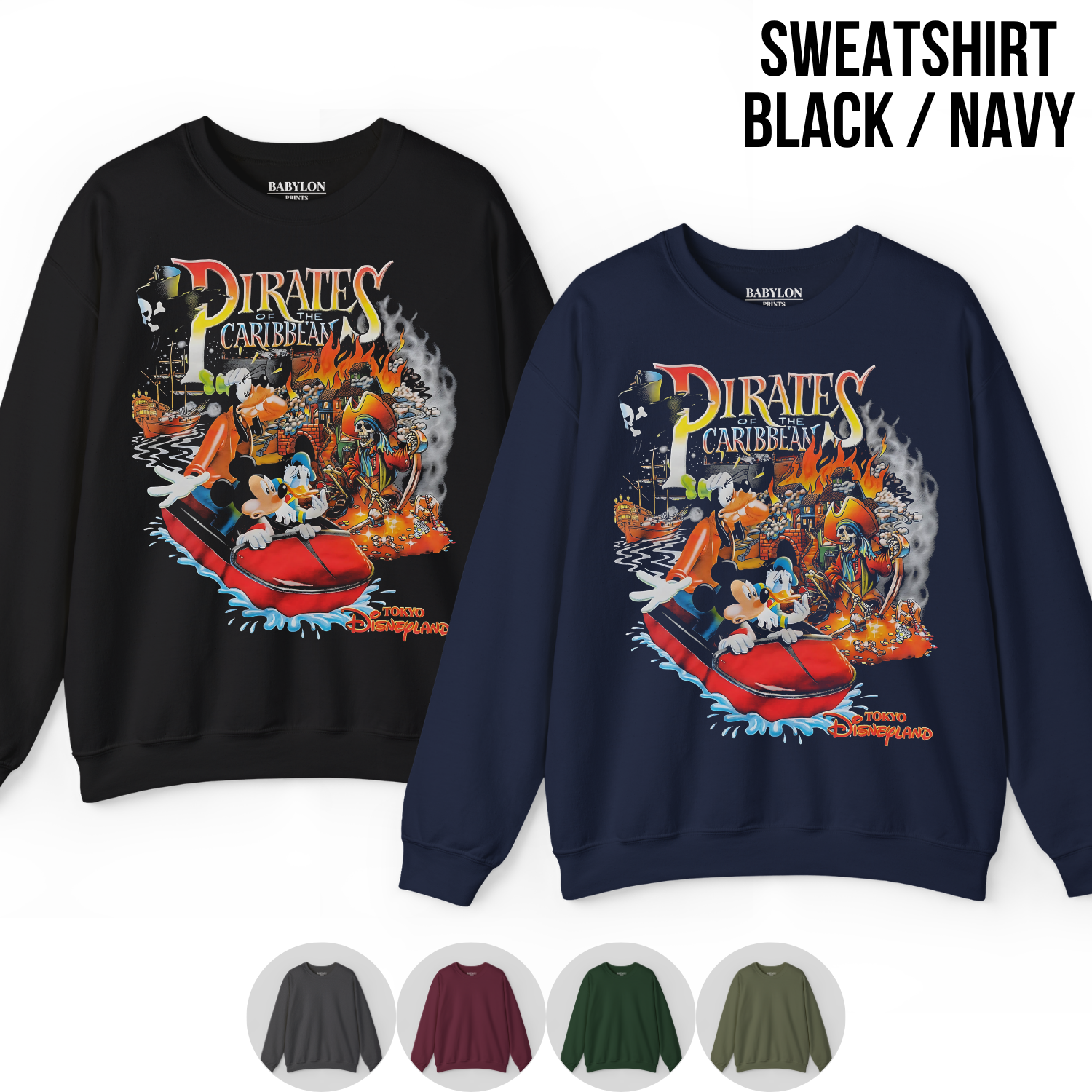Mickey & Friends Disney Pirates of the Caribbean Ride Shirt - Disney Pirate Shirt