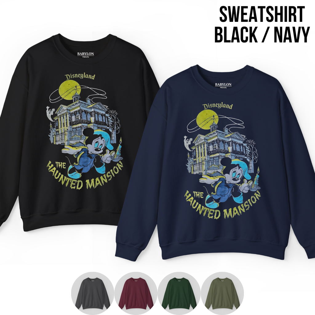 Haunted Mansion Disneyland Shirt - Halloween Mickey Haunted Mansion Tee