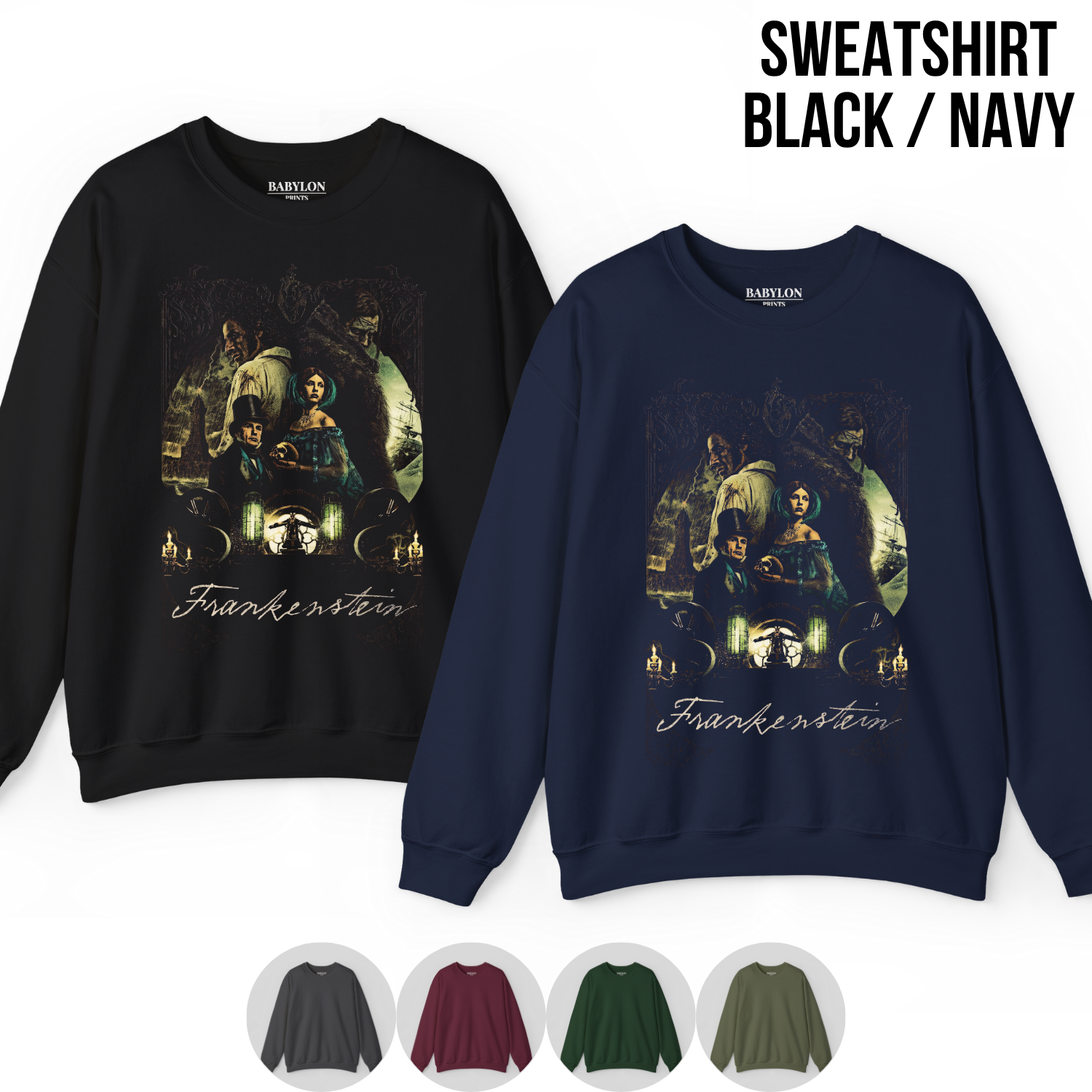 Frankenstein Vintage Horror Shirt – Classic Monster Graphic Tee