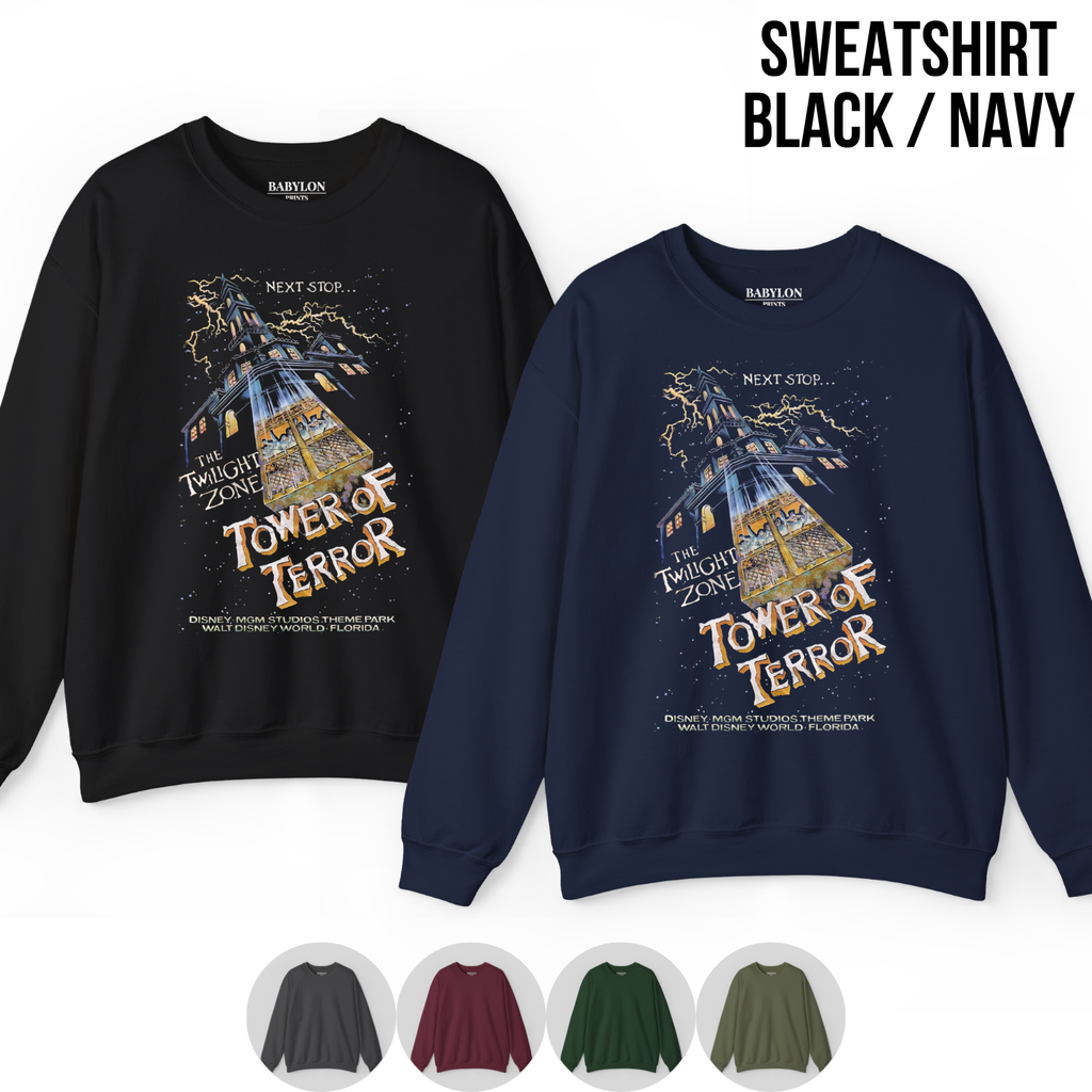 Vintage Tower of Terror Shirt – Hollywood Studios Vintage Tee, Disney World Graphic Shirt