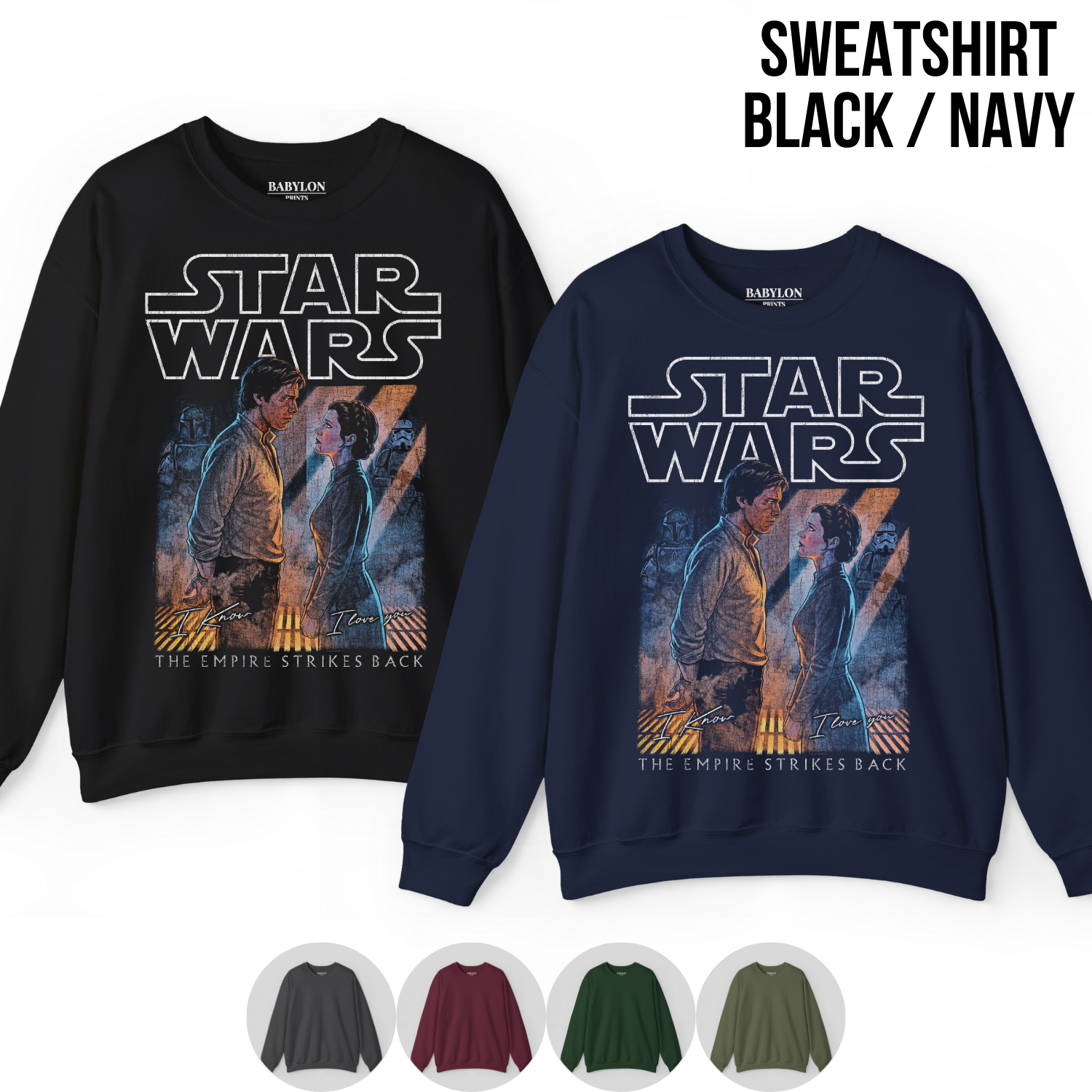 Star Wars Han & Leia “I Know / I Love You” Shirt | Vintage Empire Strikes Back Tee