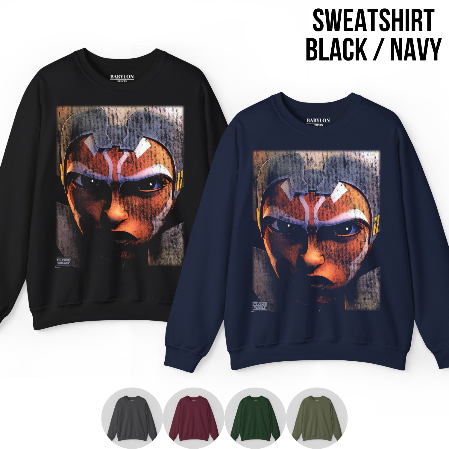 Star Wars Ahsoka Tano Shirt – The Clone Wars Ahsoka Portrait Tee
