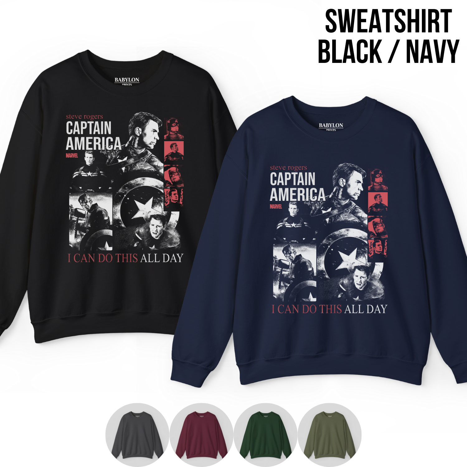 Captain America Shirt - Steve Rogers Marvel Tee