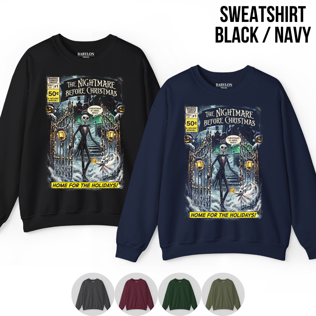 Nightmare Before Christmas Shirt – Jack Skellington Vintage Holiday Tee