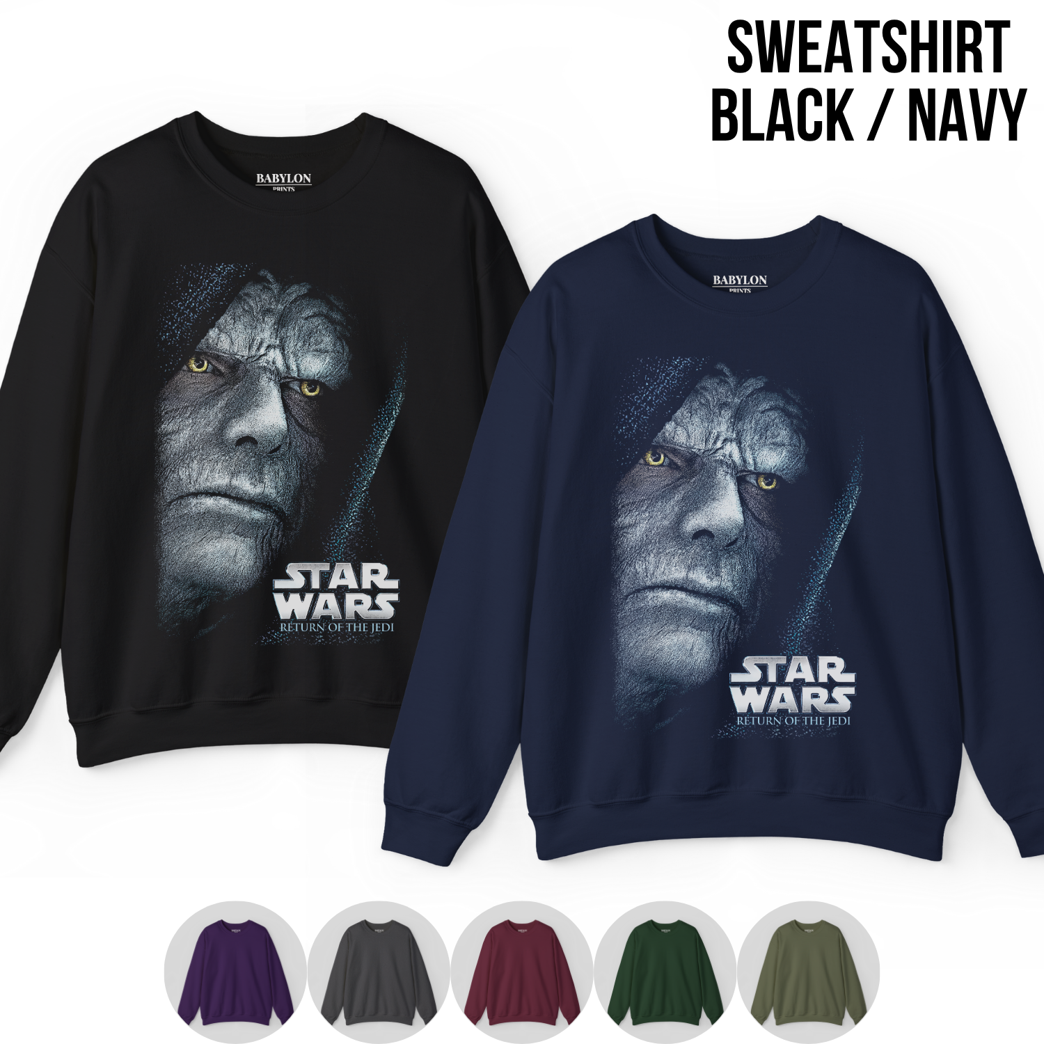 Star Wars Return of the Jedi Shirt – Emperor Palpatine Design