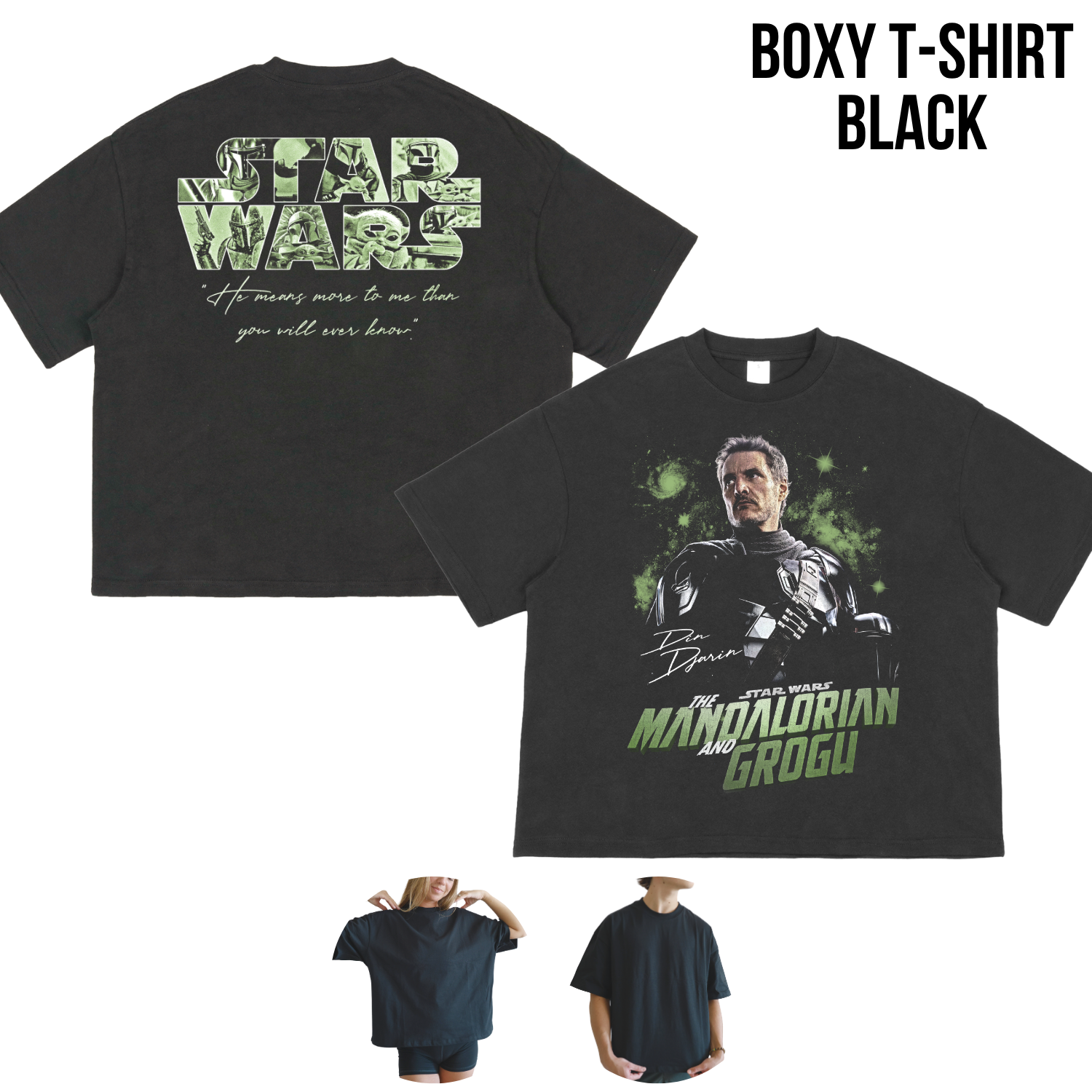 Mandalorian & Grogu Shirt – Star Wars Vintage Tee