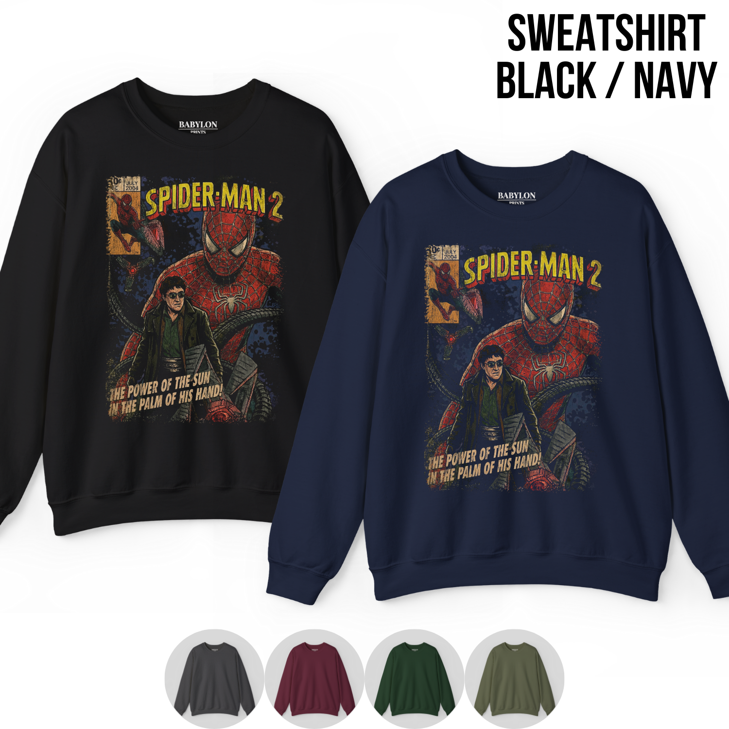 Spider-Man 2 Vintage Comic Shirt - Tobey Maguire Spider-Man Graphic