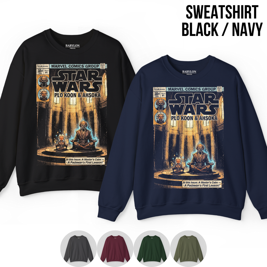Plo Koon & Ahsoka Tano Clone Wars Shirt: Vintage Star Wars Tee