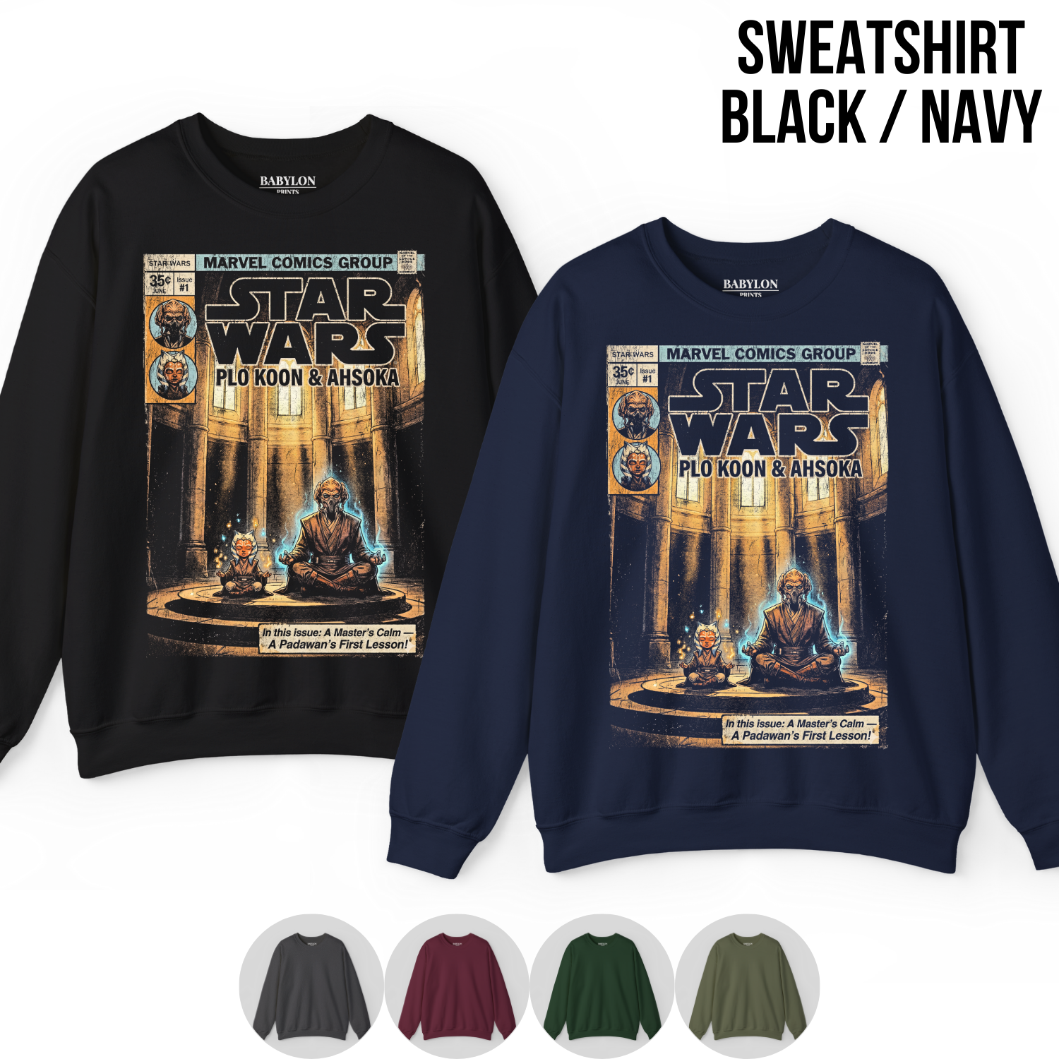 Plo Koon & Ahsoka Tano Clone Wars Shirt: Vintage Star Wars Tee