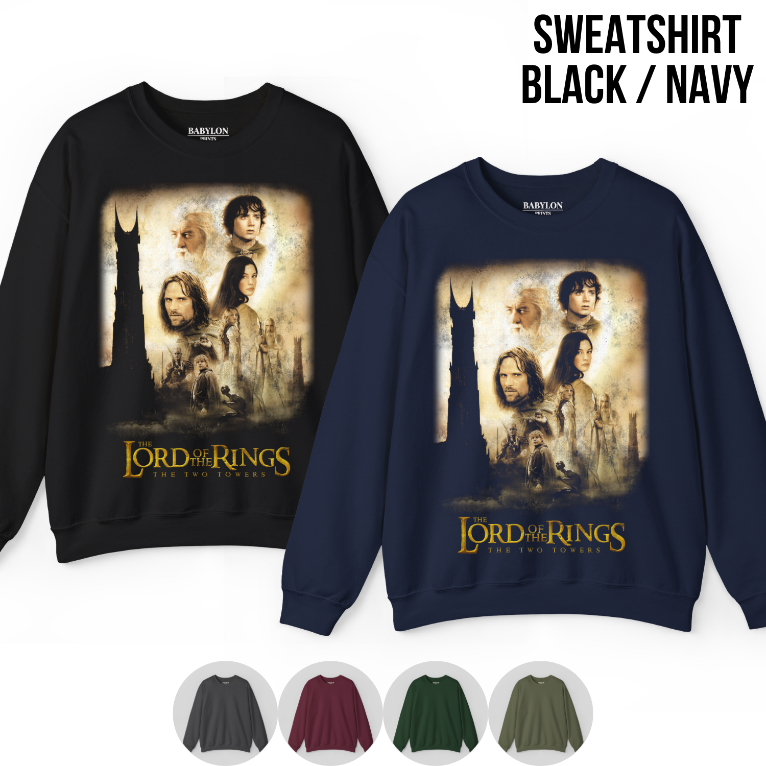 Lord of the Rings Two Towers Shirt – LOTR Two Towers Graphic Tee