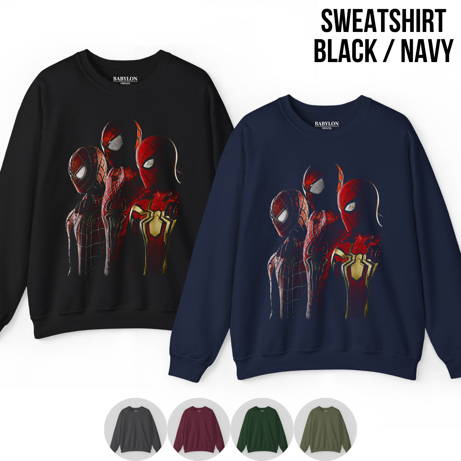 Spider-Man No Way Home Shirt: Tobey Maguire Andrew Garfield Tom Holland Tee, Three Spider Man Shirt, Marvel Spiderverse Gift