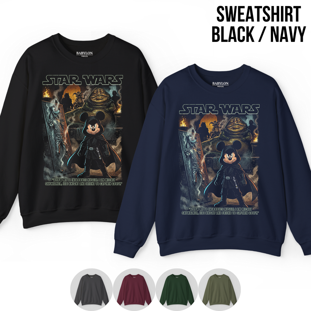 Mickey Skywalker Jabba’s Palace Shirt — Vintage Star Wars Disney Crossover Tee