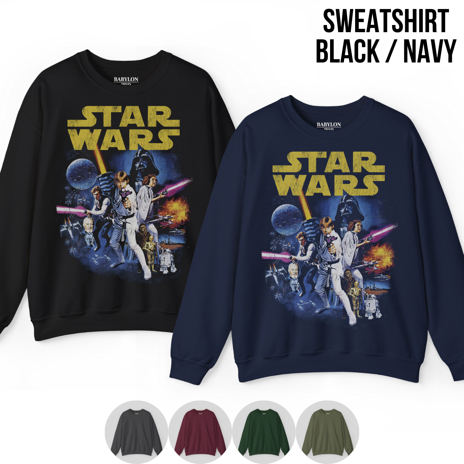 Vintage Star Wars Shirt - Classic 1977 Star Wars Poster Tee