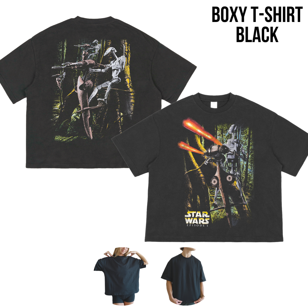 Star Wars Episode I Shirt – Star Wars The Phantom Menace Battle Droid STAP Double Sided Tee, Star Wars Fan Gift, Episode I Graphic Shirt, Star Wars Prequel Shirt