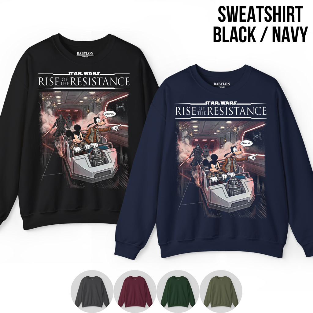 Star Wars Rise of the Resistance Ride Shirt – Mickey & Goofy Disney Tee