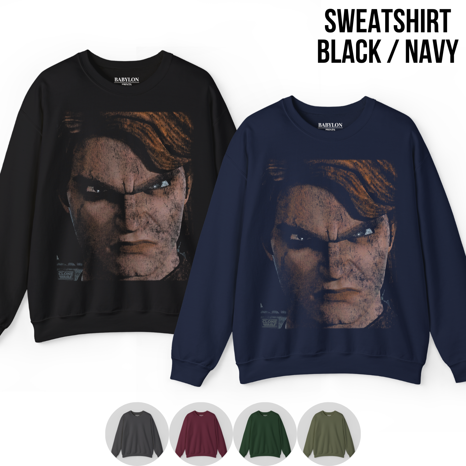 Star Wars Anakin Skywalker Shirt – The Clone Wars Anakin Portrait Tee
