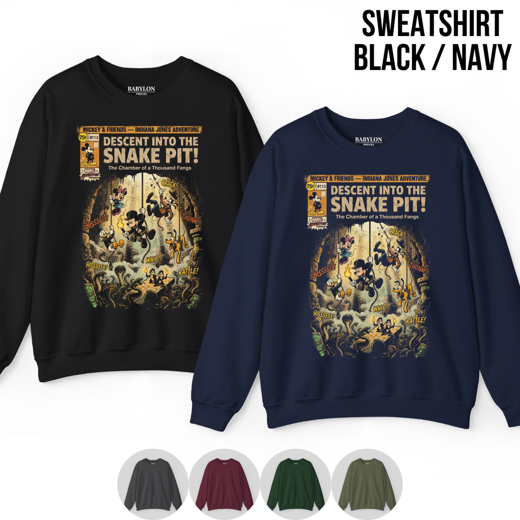 Mickey & Friends Indiana Jones Snake Pit Shirt: Mickey Indiana Jones Adventure T-Shirt