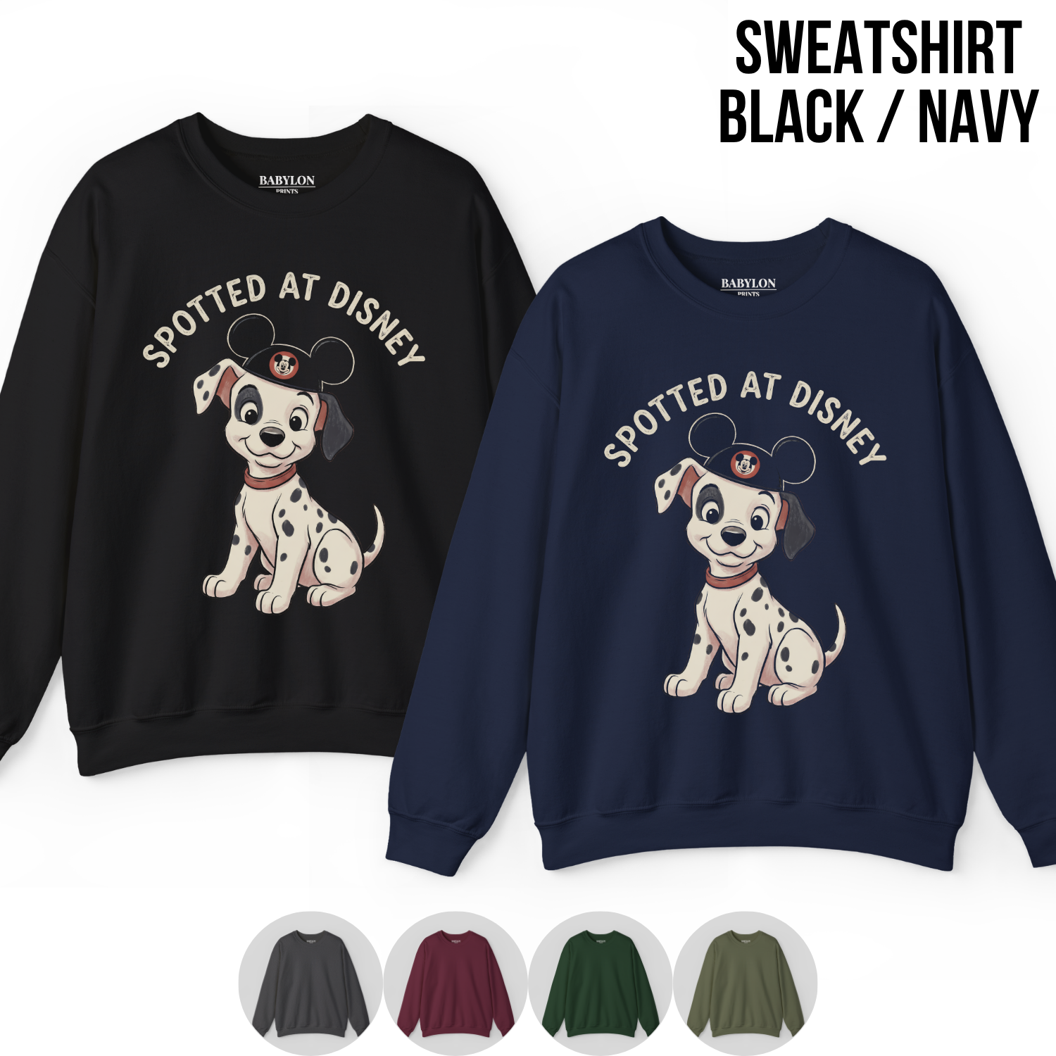 Disney Dalmatian Shirt – Spotted At Disney Graphic Tee, 101 Dalmatians Disney Fan Gift, Disneyland Dog Shirt, Disney Trip Tee