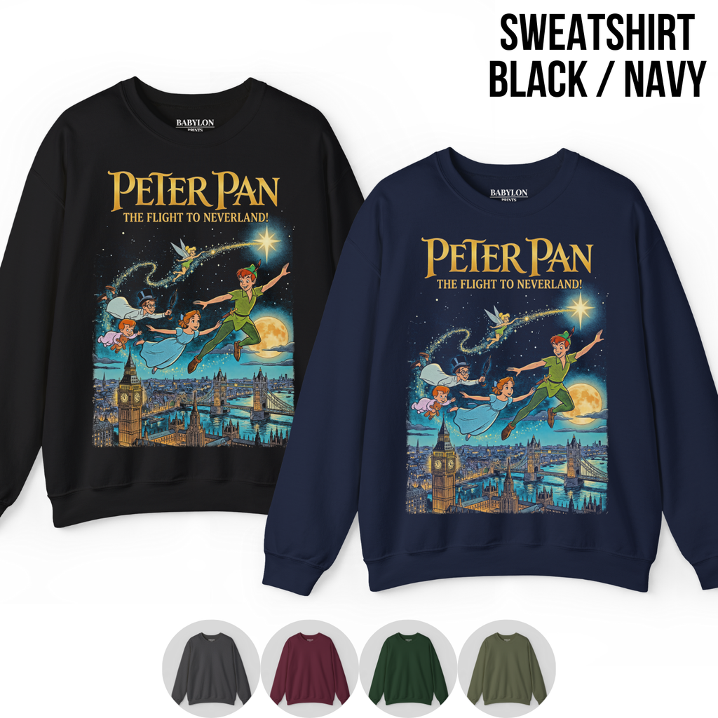 Peter Pan The Flight to Neverland Shirt | Vintage Disney Tee