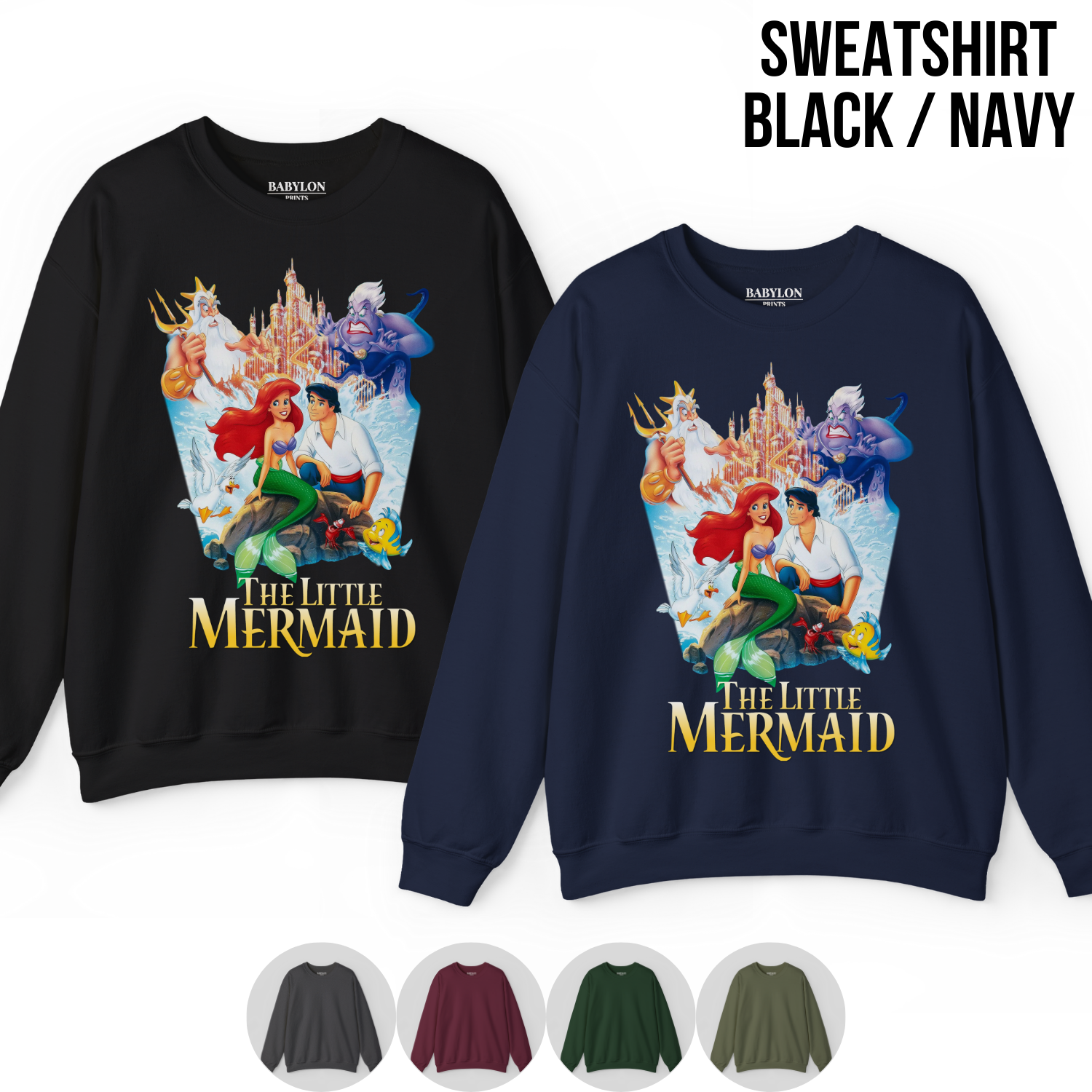 The Little Mermaid Shirt - Vintage Disney Ariel Tee