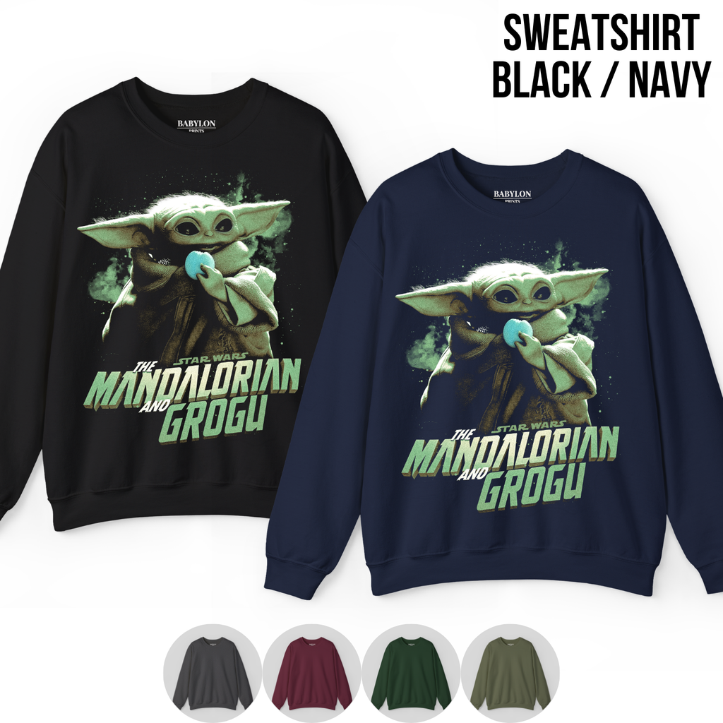 Mandalorian and Grogu Shirt: Grogu Baby Yoda Star Wars tee