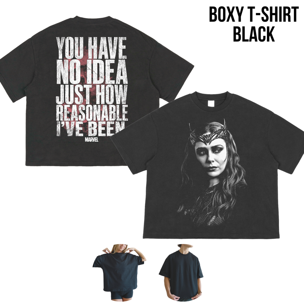 Scarlet Witch Shirt – Wanda Maximoff You Have No Idea Just How Reasonable I've Been Tee, Scarlet Witch Marvel Fan Gift, WandaVision Graphic Shirt, Marvel Villain Shirt