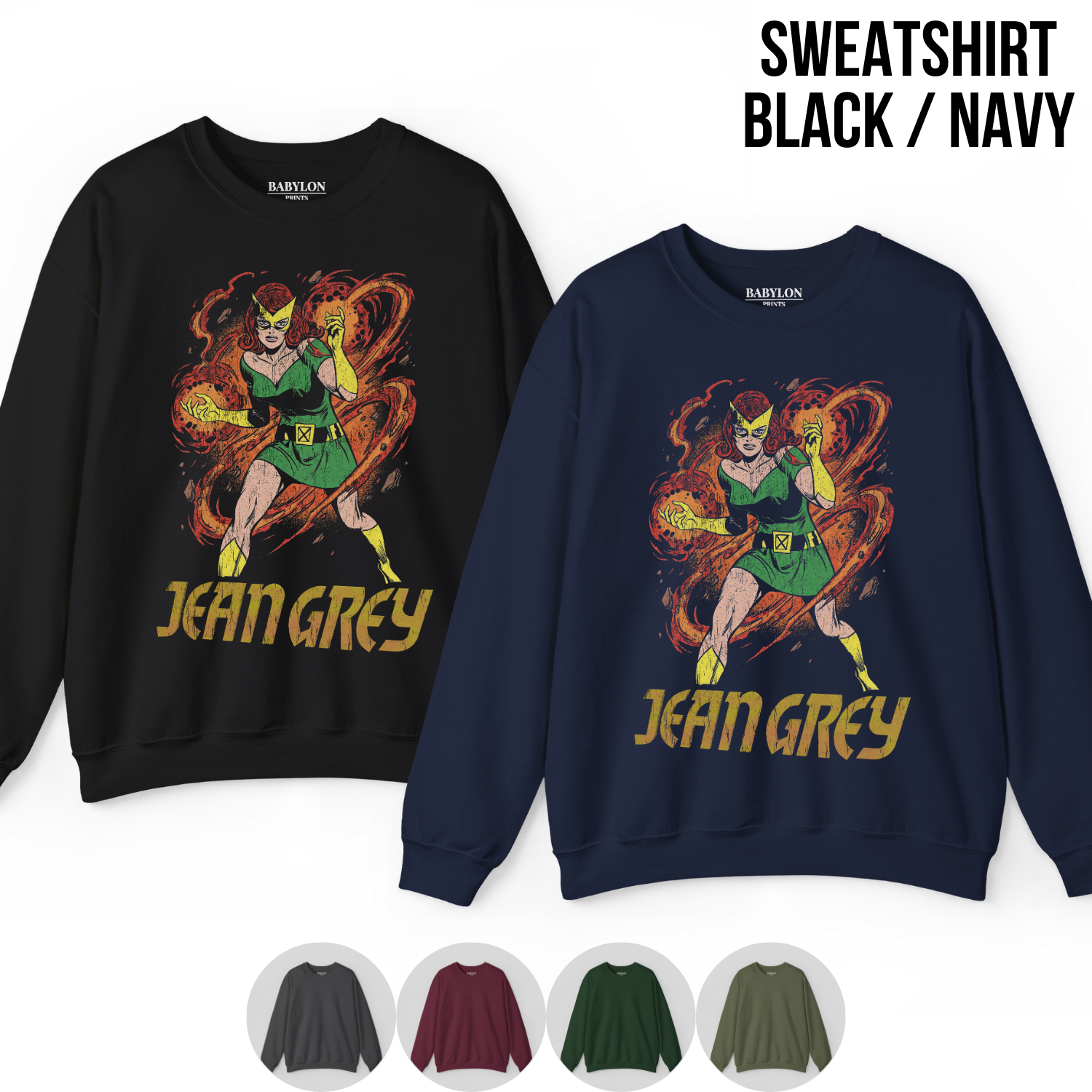 Jean Grey Vintage X-Men Shirt - Retro Marvel Comic Shirt