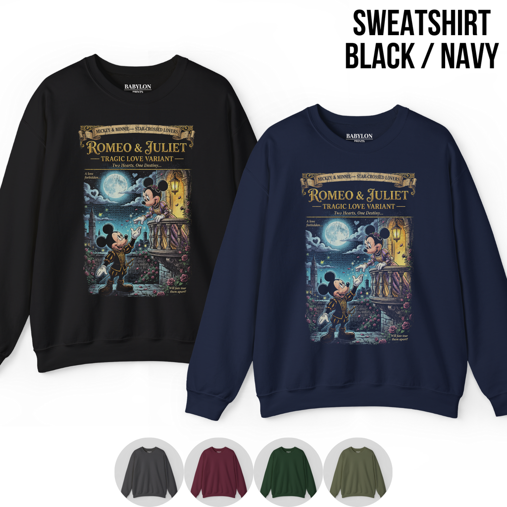 Vintage Mickey & Minnie Romeo & Juliet Shirt – Disney Love Story Variant