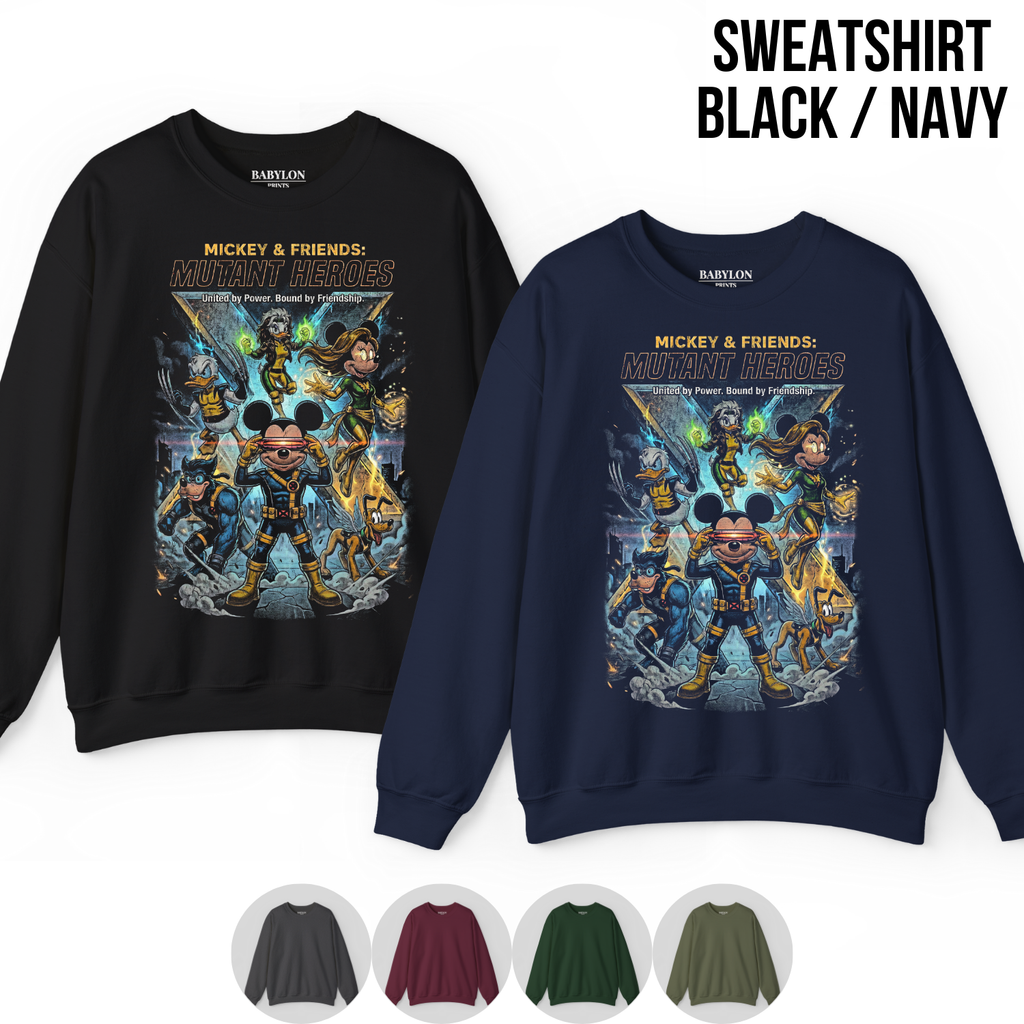 Mickey & Friends X-Men Shirt – Retro Marvel X-Men Disney Tee