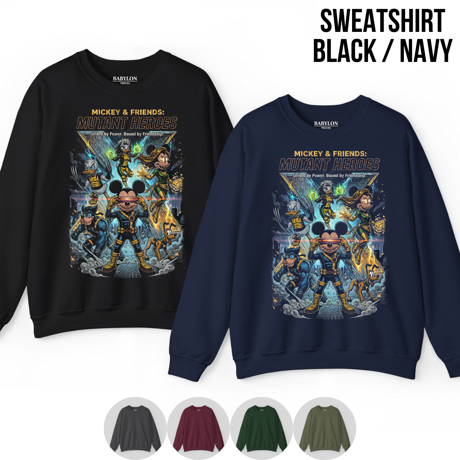 Mickey & Friends X-Men Shirt – Retro Marvel X-Men Disney Tee