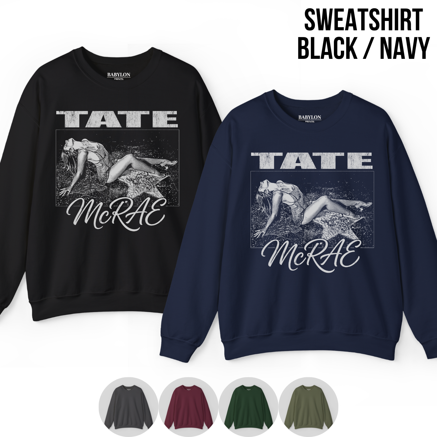 Retro Tate McRae Shirt – Vintage Aesthetic Pop Singer Shirt
