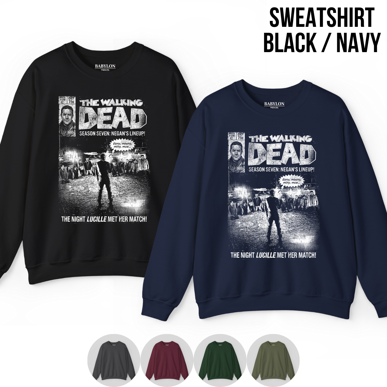 The Walking Dead Negan Shirt - Season 7 Negan Lucille Graphic