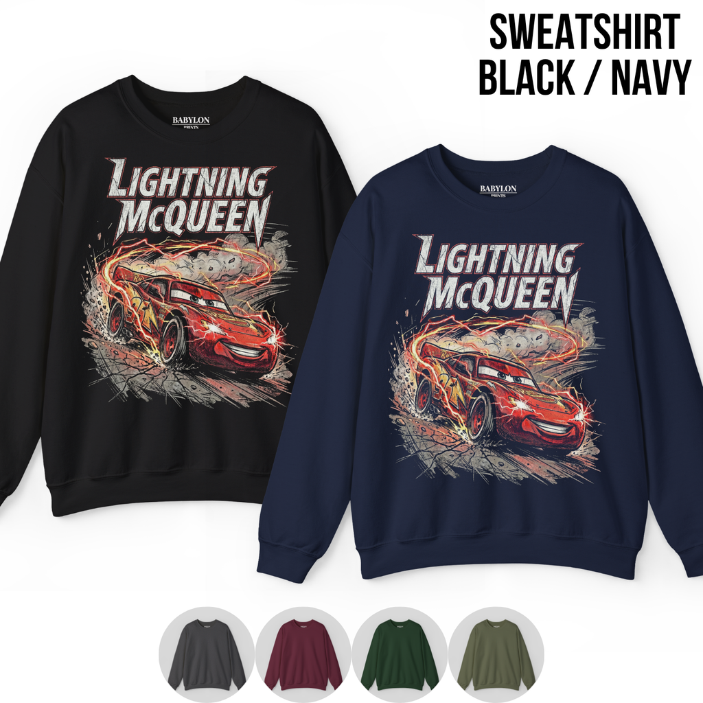 Vintage Lightning McQueen Shirt - Disney Cars Shirt